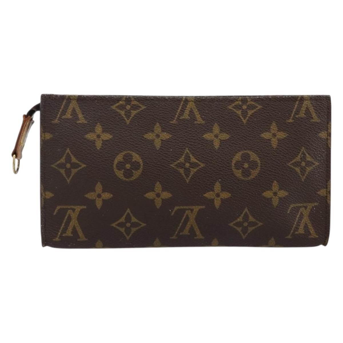 LOUIS VUITTON Monogram Bucket GM Accessory Pouch LV Auth 145093
