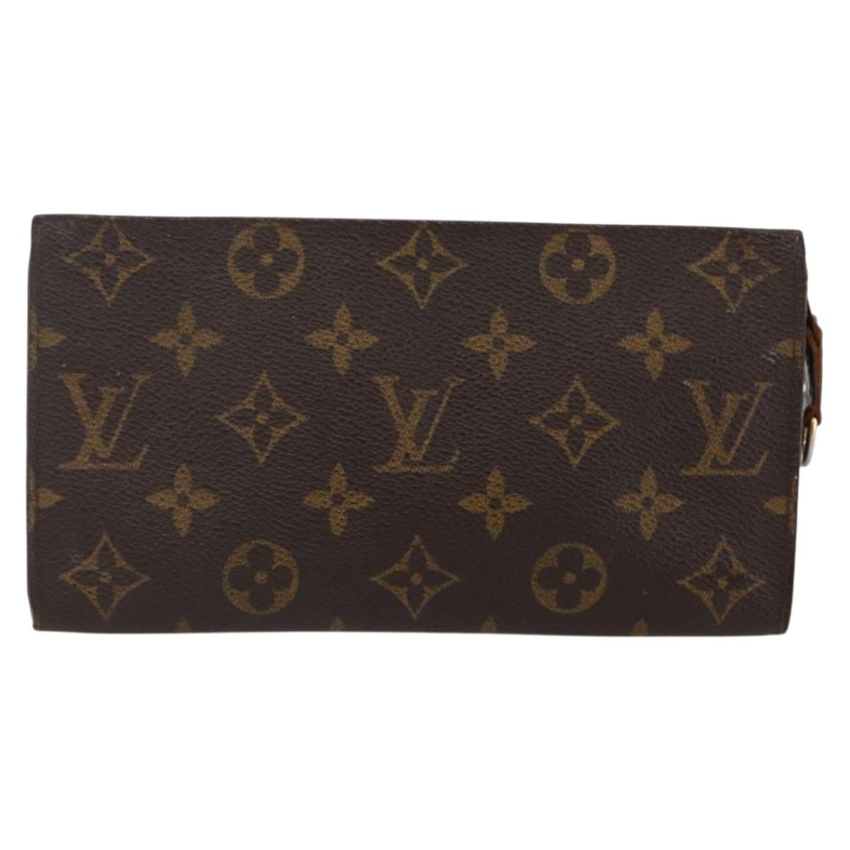 LOUIS VUITTON Monogram Bucket GM Accessory Pouch LV Auth 145094