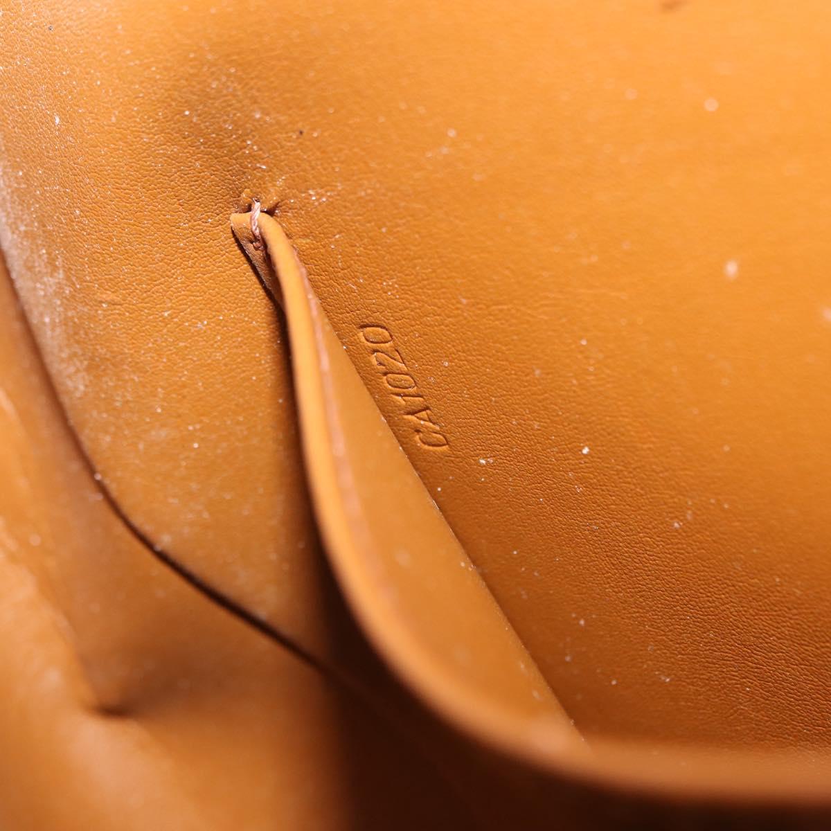 LOUIS VUITTON Monogram Vernis Thompson Street Bag Bronze M91124 LV Auth 145132