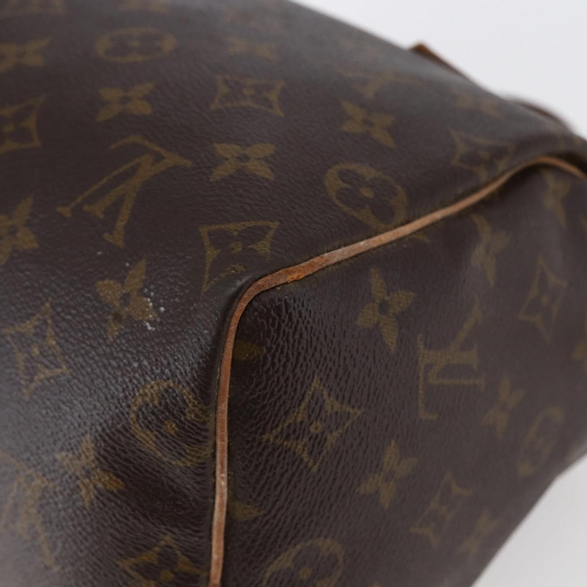 LOUIS VUITTON Monogram Speedy 25 Hand Bag M41528 LV Auth 145133