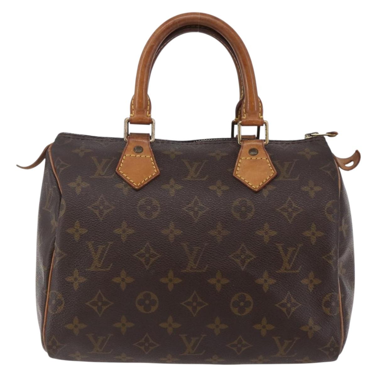 LOUIS VUITTON Monogram Speedy 25 Hand Bag M41528 LV Auth 145133