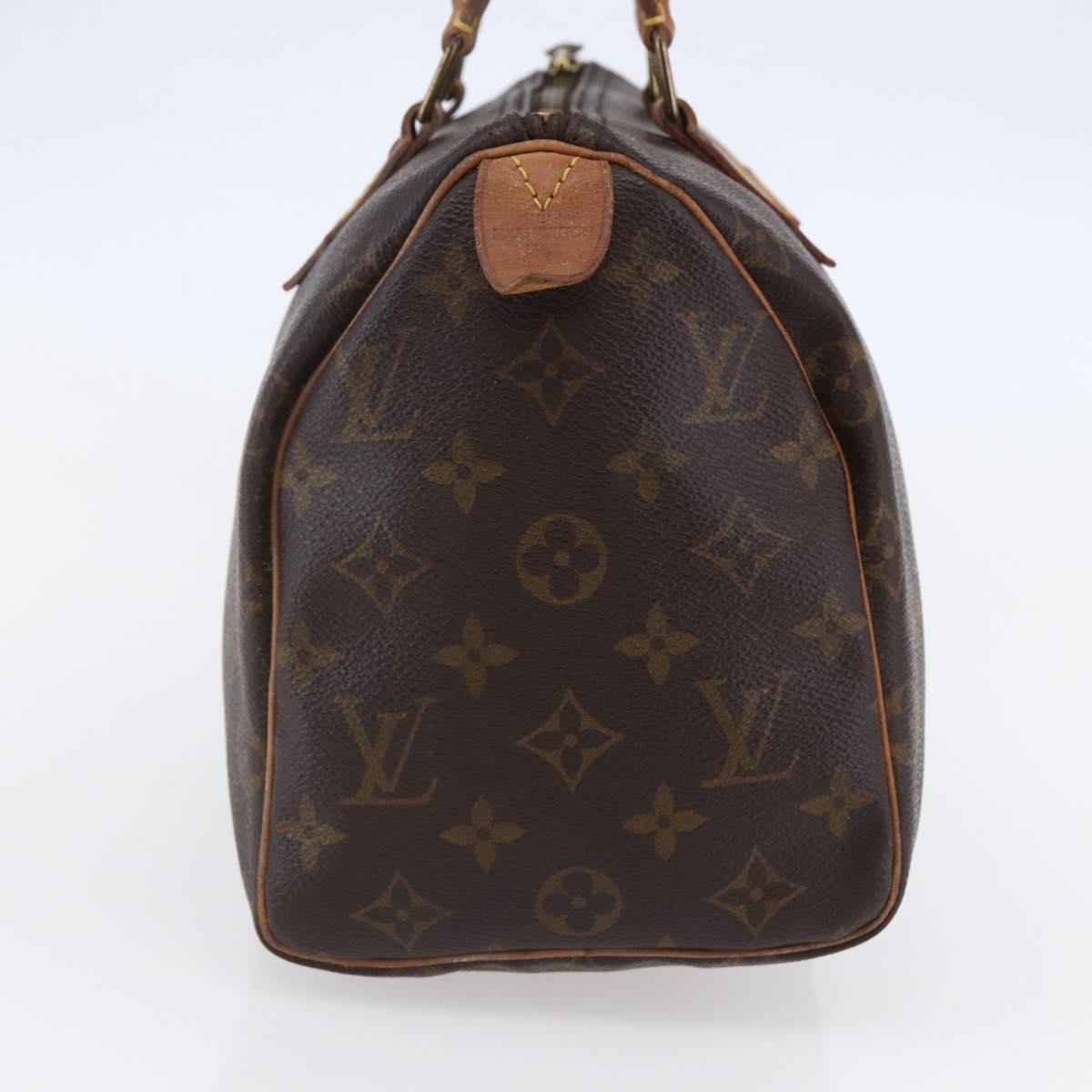 LOUIS VUITTON Monogram Speedy 25 Hand Bag M41528 LV Auth 145133