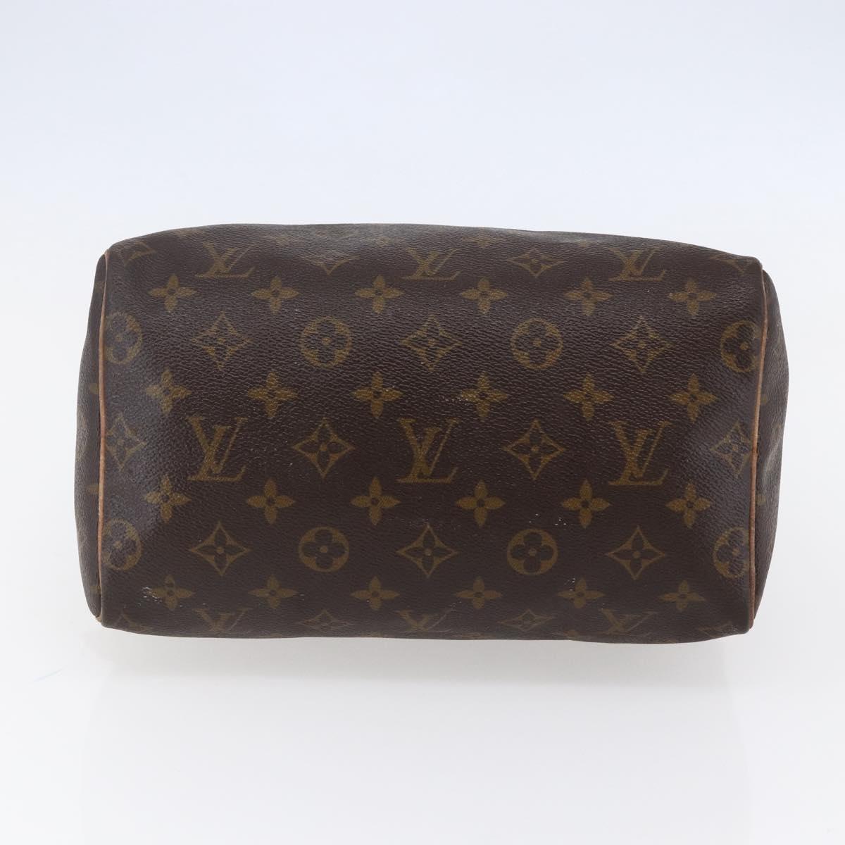 LOUIS VUITTON Monogram Speedy 25 Hand Bag M41528 LV Auth 145133