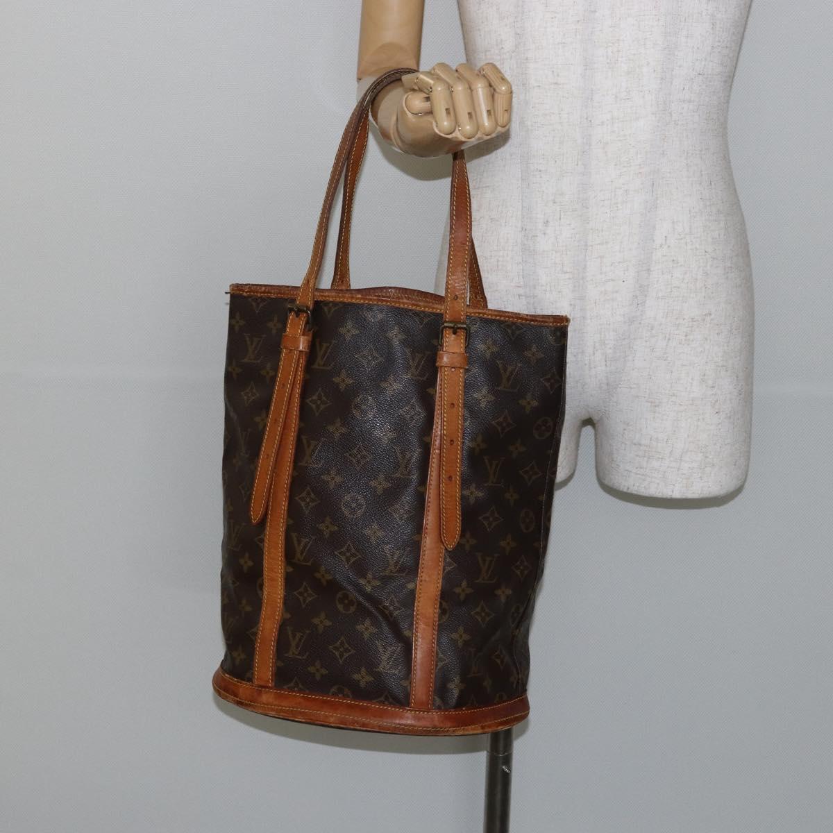 LOUIS VUITTON Monogram Bucket GM Shoulder Bag Vintage M42236 LV Auth 145136