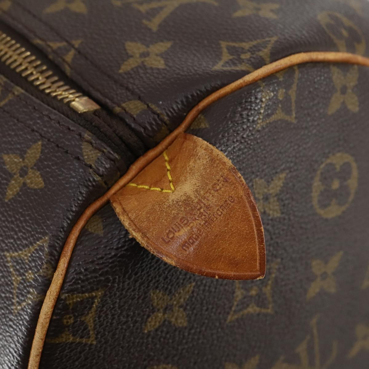 LOUIS VUITTON Monogram Keepall 55 Boston Bag M41424 LV Auth 145141