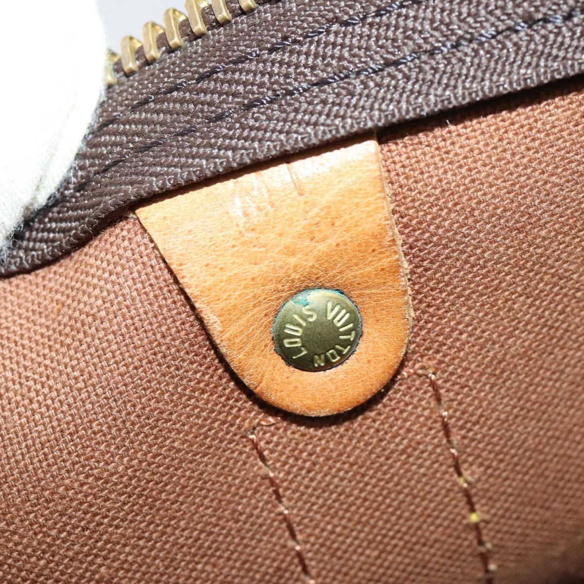 LOUIS VUITTON Monogram Keepall 55 Boston Bag M41424 LV Auth 145141