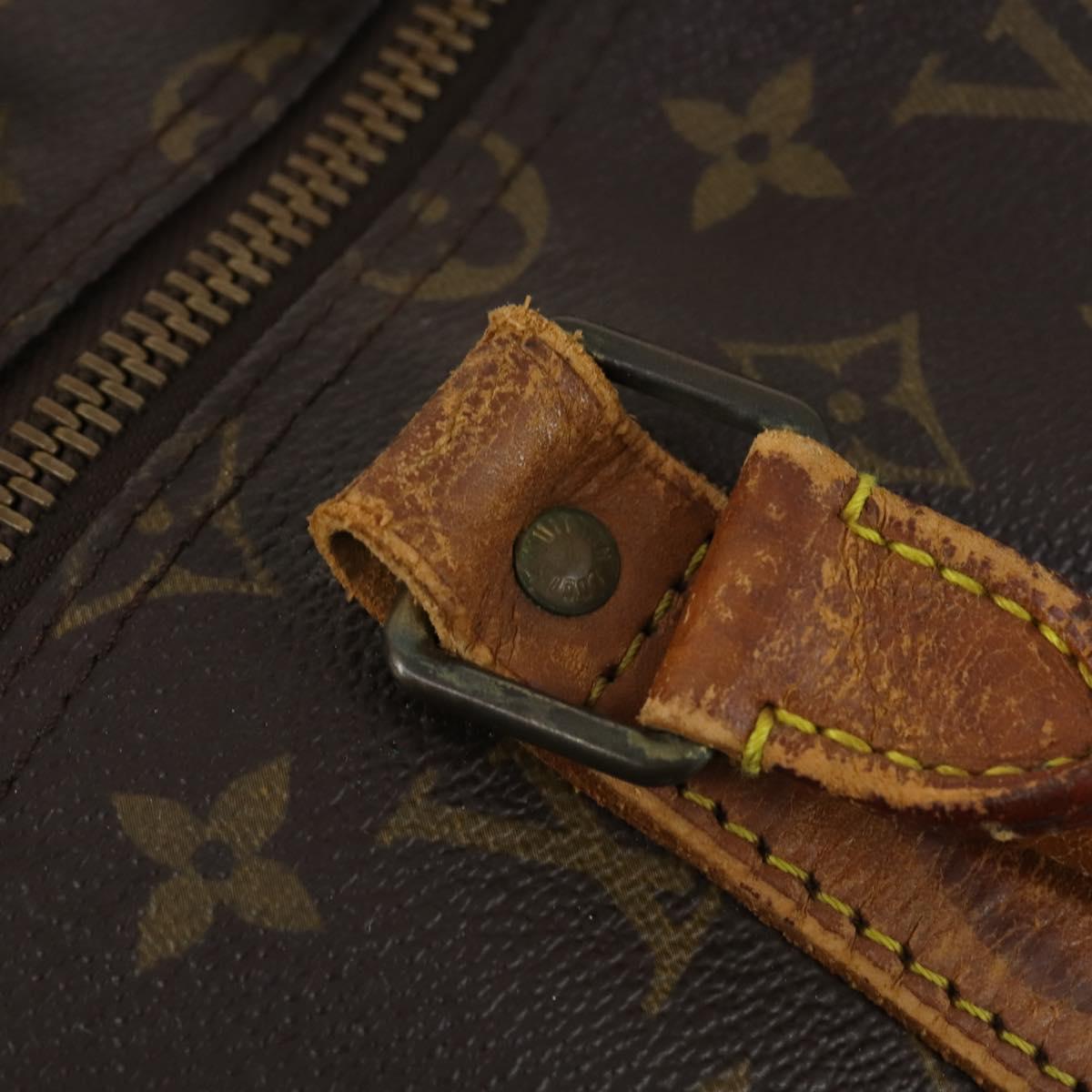 LOUIS VUITTON Monogram Keepall Bandouliere 55 Boston Bag M41414 LV Auth 145145