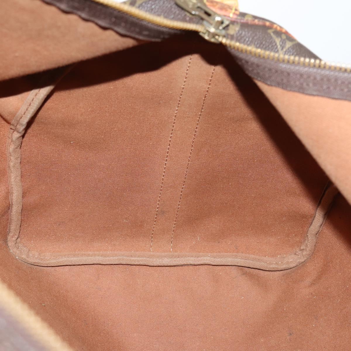 LOUIS VUITTON Monogram Keepall Bandouliere 55 Boston Bag M41414 LV Auth 145145