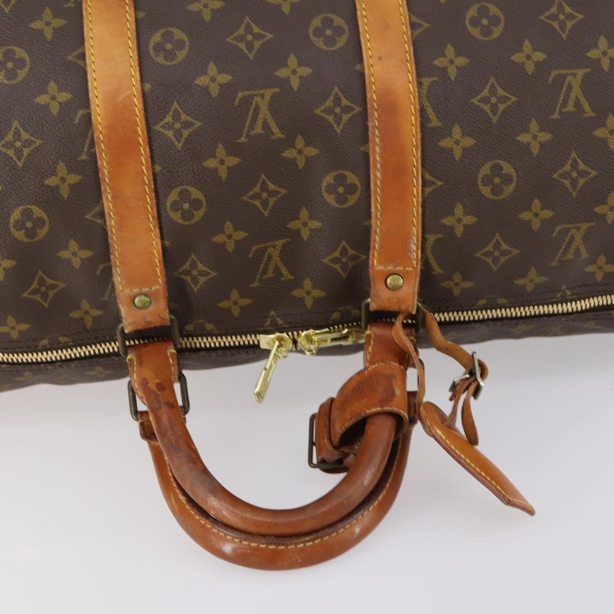 LOUIS VUITTON Monogram Keepall 55 Boston Bag Vintage M41424 LV Auth 145169