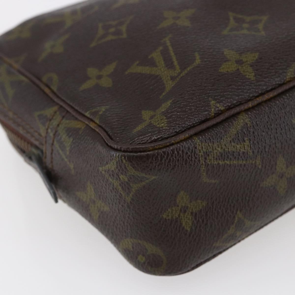 LOUIS VUITTON Monogram Trousse Toilette 23 Clutch Bag M47524 LV Auth 145174