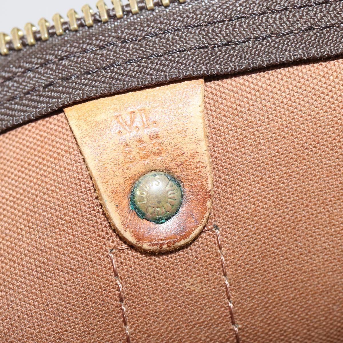 LOUIS VUITTON Monogram Keepall Bandouliere 60 Boston Bag M41412 LV Auth 145184