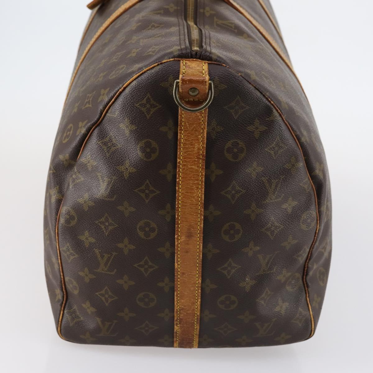 LOUIS VUITTON Monogram Keepall Bandouliere 60 Boston Bag M41412 LV Auth 145184
