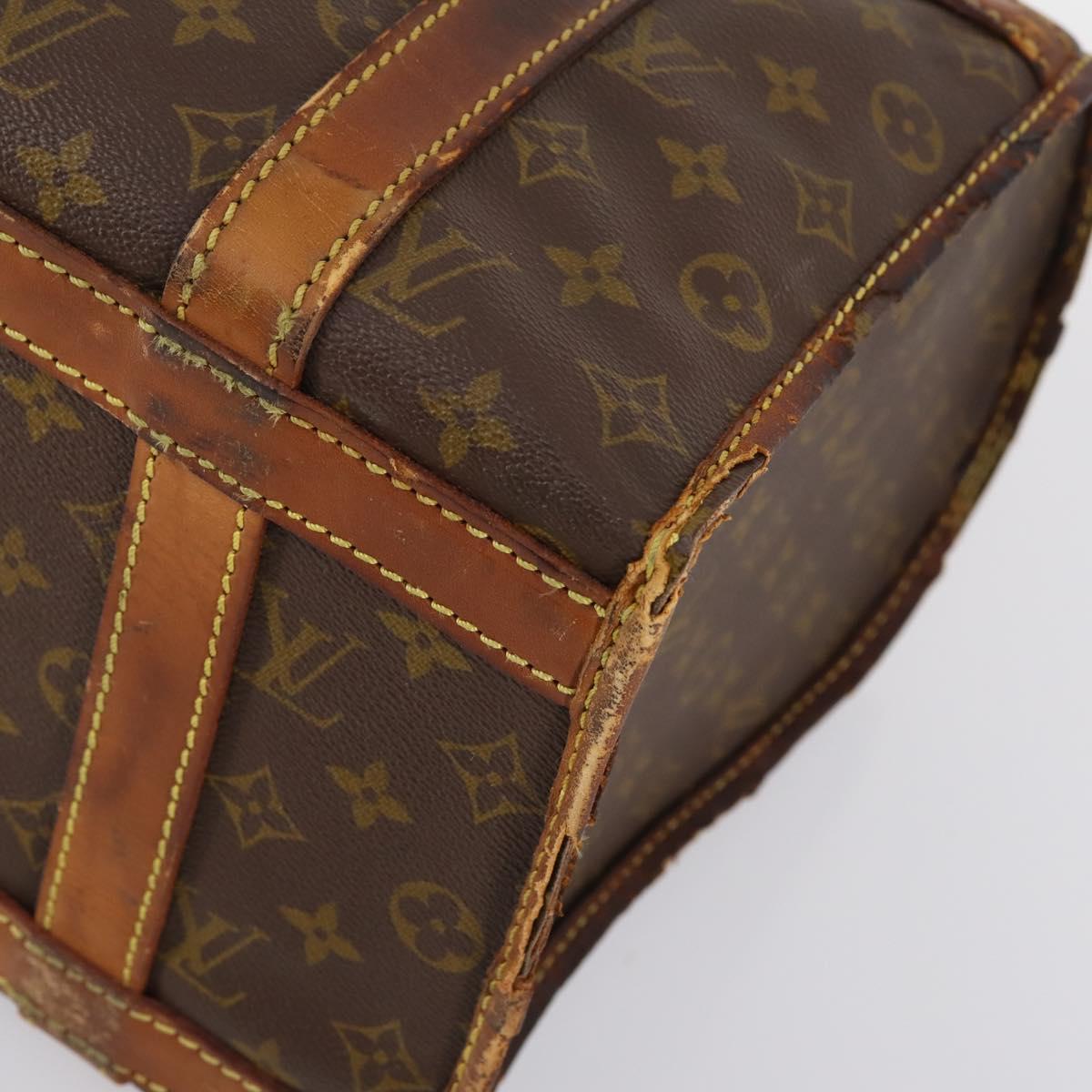 LOUIS VUITTON Monogram Demi Souple 35 Boston Bag LV Auth 145187