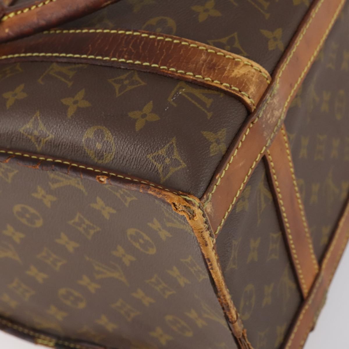 LOUIS VUITTON Monogram Demi Souple 35 Boston Bag LV Auth 145187
