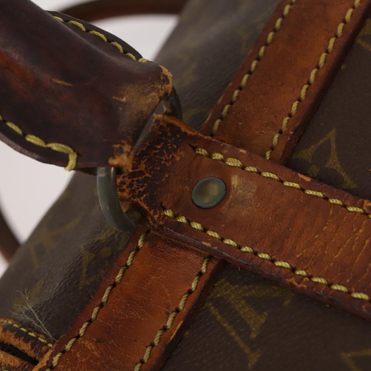 LOUIS VUITTON Monogram Demi Souple 35 Boston Bag LV Auth 145187