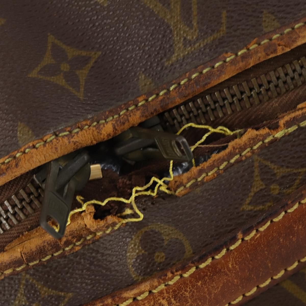 LOUIS VUITTON Monogram Demi Souple 35 Boston Bag LV Auth 145187