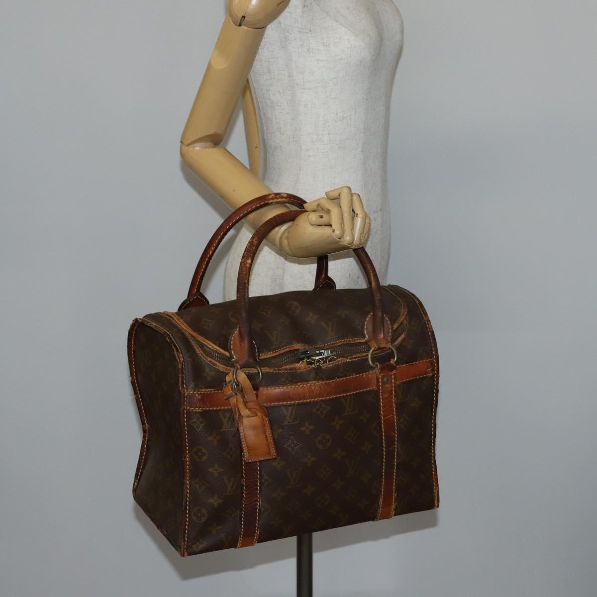LOUIS VUITTON Monogram Demi Souple 35 Boston Bag LV Auth 145187