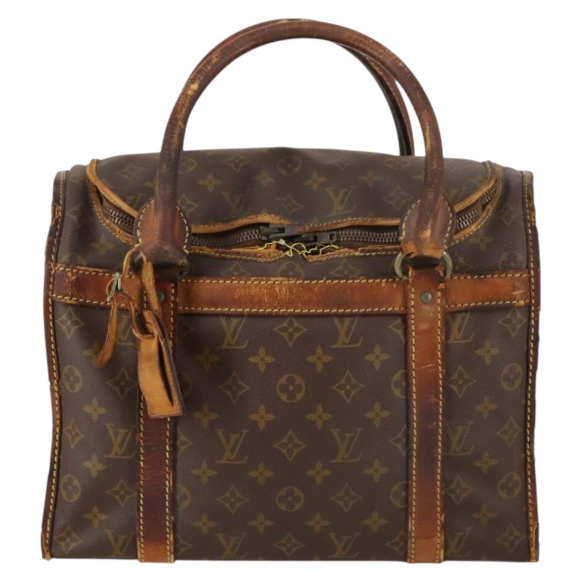 LOUIS VUITTON Monogram Demi Souple 35 Boston Bag LV Auth 145187