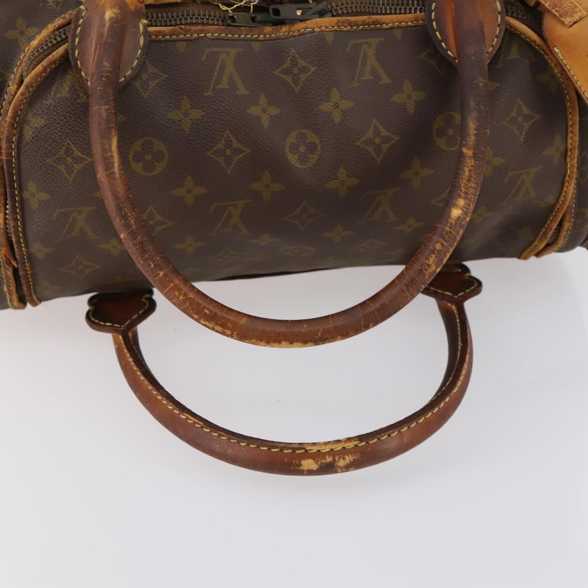 LOUIS VUITTON Monogram Demi Souple 35 Boston Bag LV Auth 145187