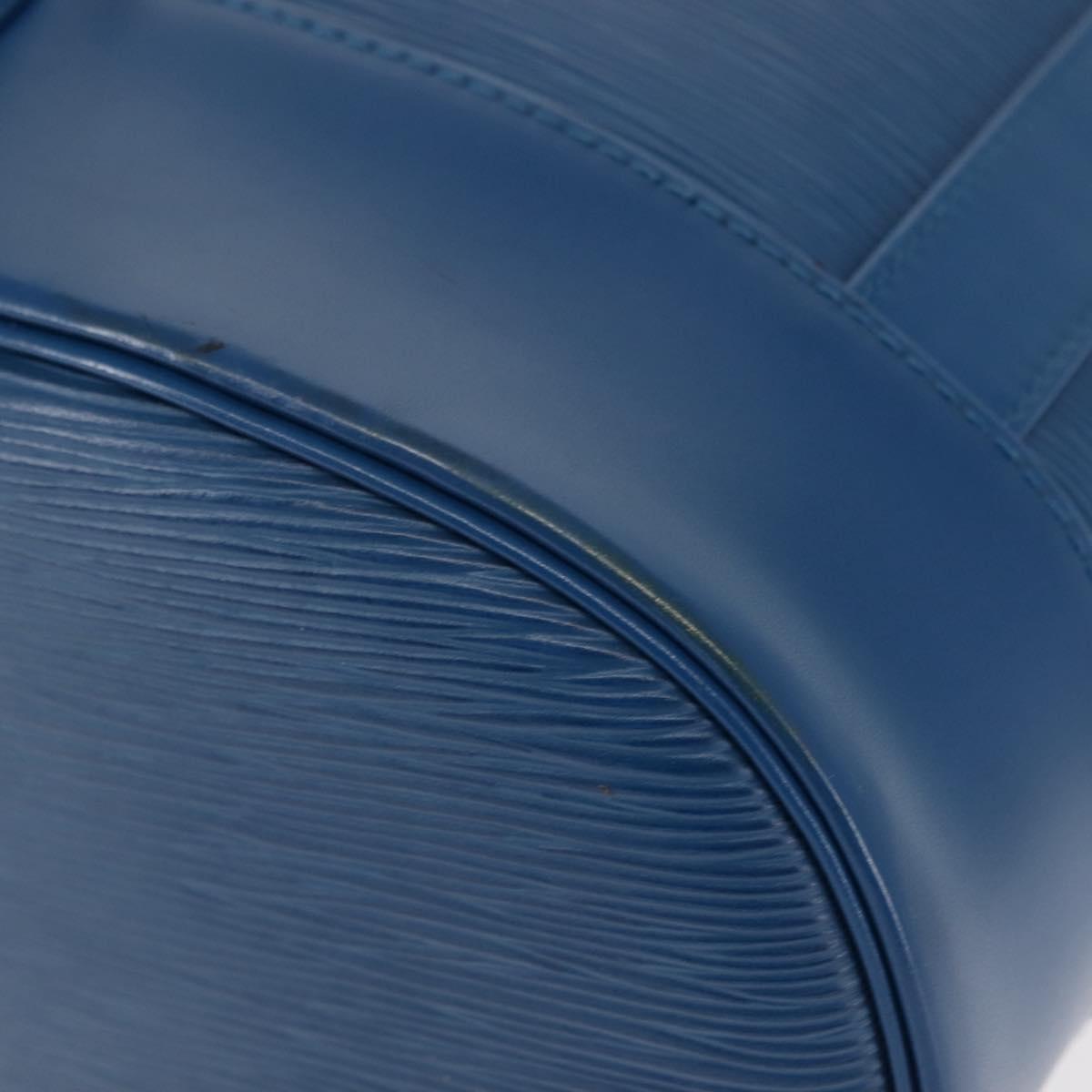 LOUIS VUITTON Epi Randonnee PM Shoulder Bag Blue M52355 LV Auth 145212