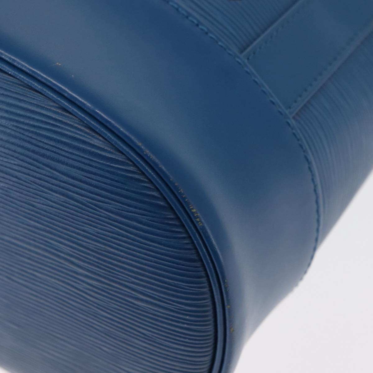 LOUIS VUITTON Epi Randonnee PM Shoulder Bag Blue M52355 LV Auth 145212