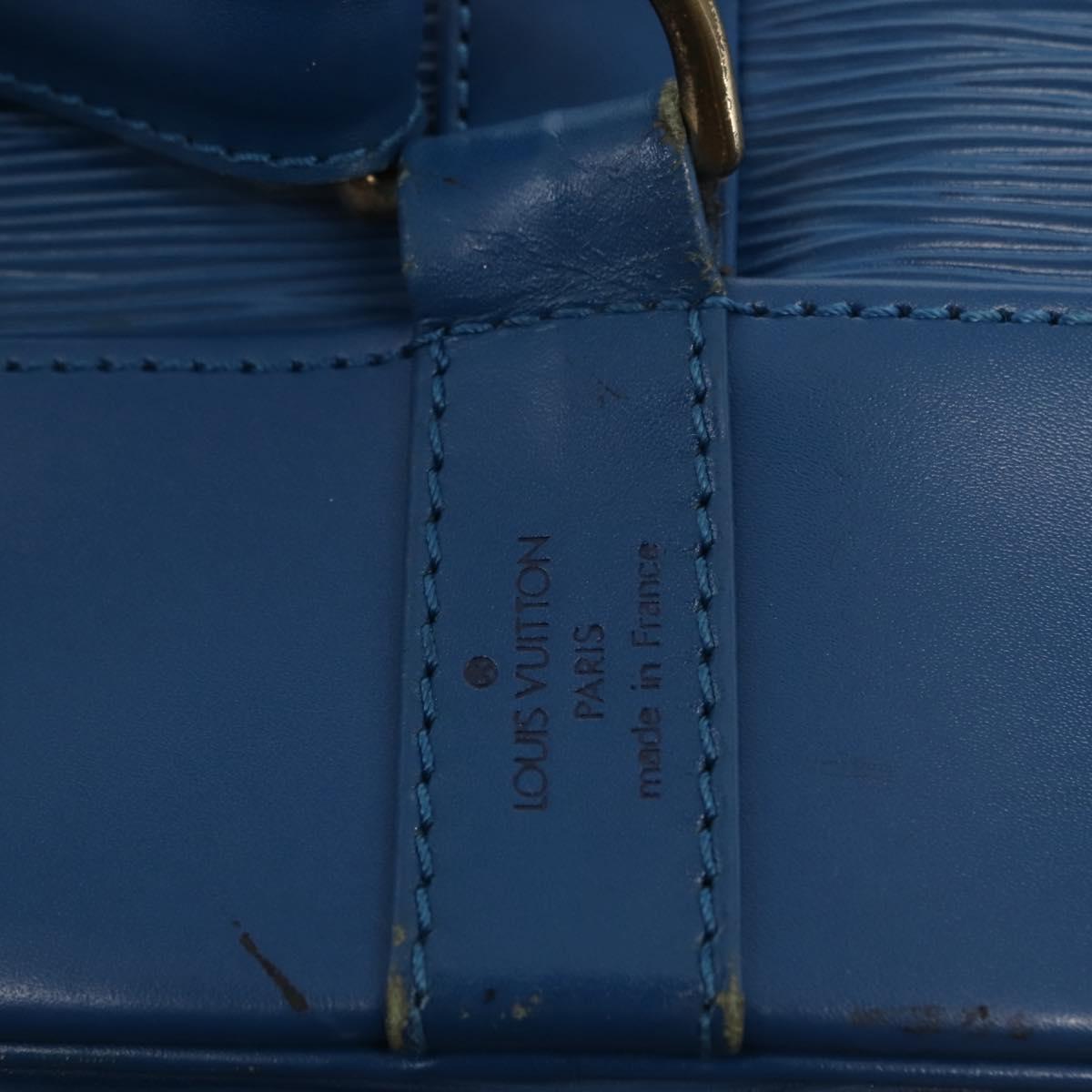 LOUIS VUITTON Epi Randonnee PM Shoulder Bag Blue M52355 LV Auth 145212