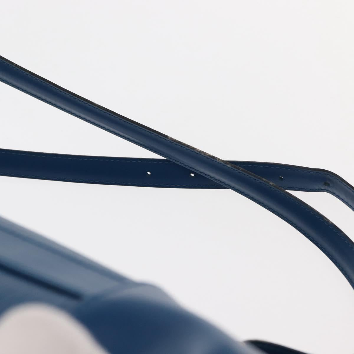 LOUIS VUITTON Epi Randonnee PM Shoulder Bag Blue M52355 LV Auth 145212