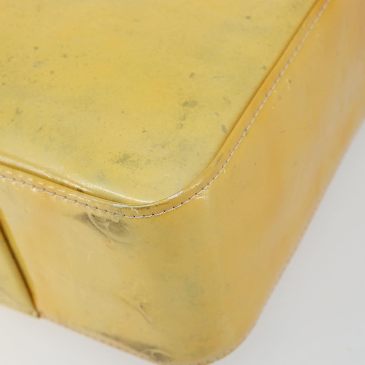 LOUIS VUITTON Monogram Vernis Columbus Tote Bag Gris M91028 LV Auth 145223