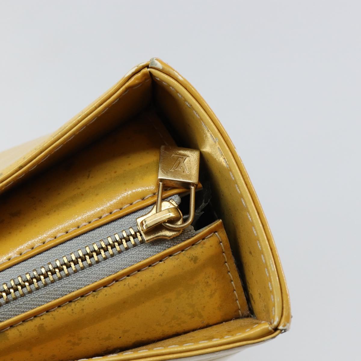 LOUIS VUITTON Monogram Vernis Columbus Tote Bag Gris M91028 LV Auth 145223