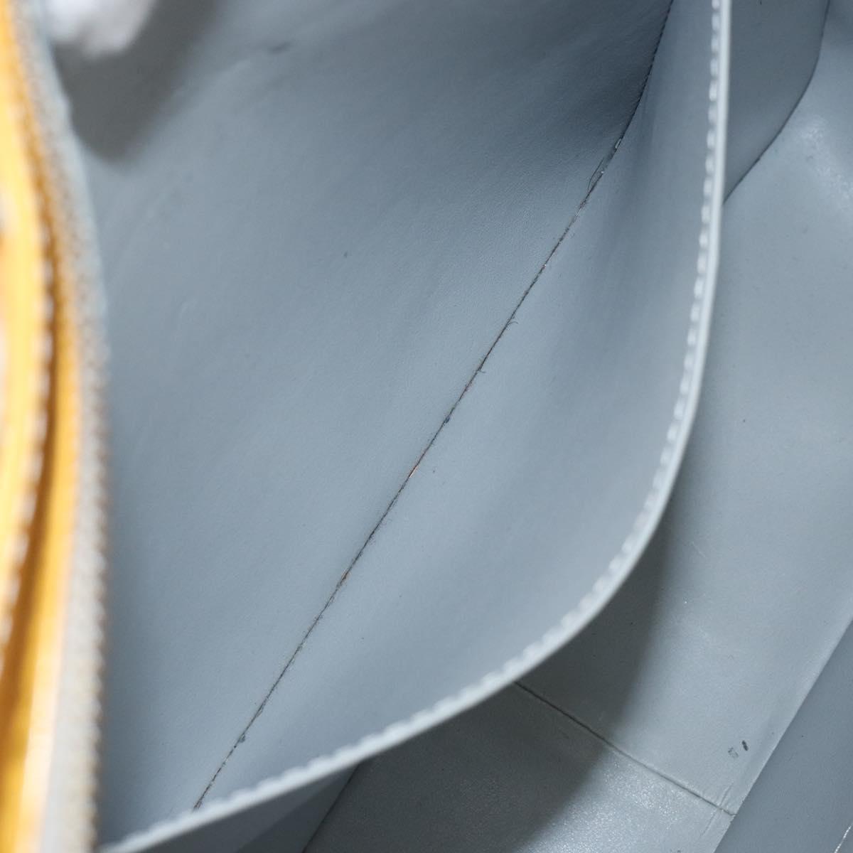 LOUIS VUITTON Monogram Vernis Columbus Tote Bag Gris M91028 LV Auth 145223