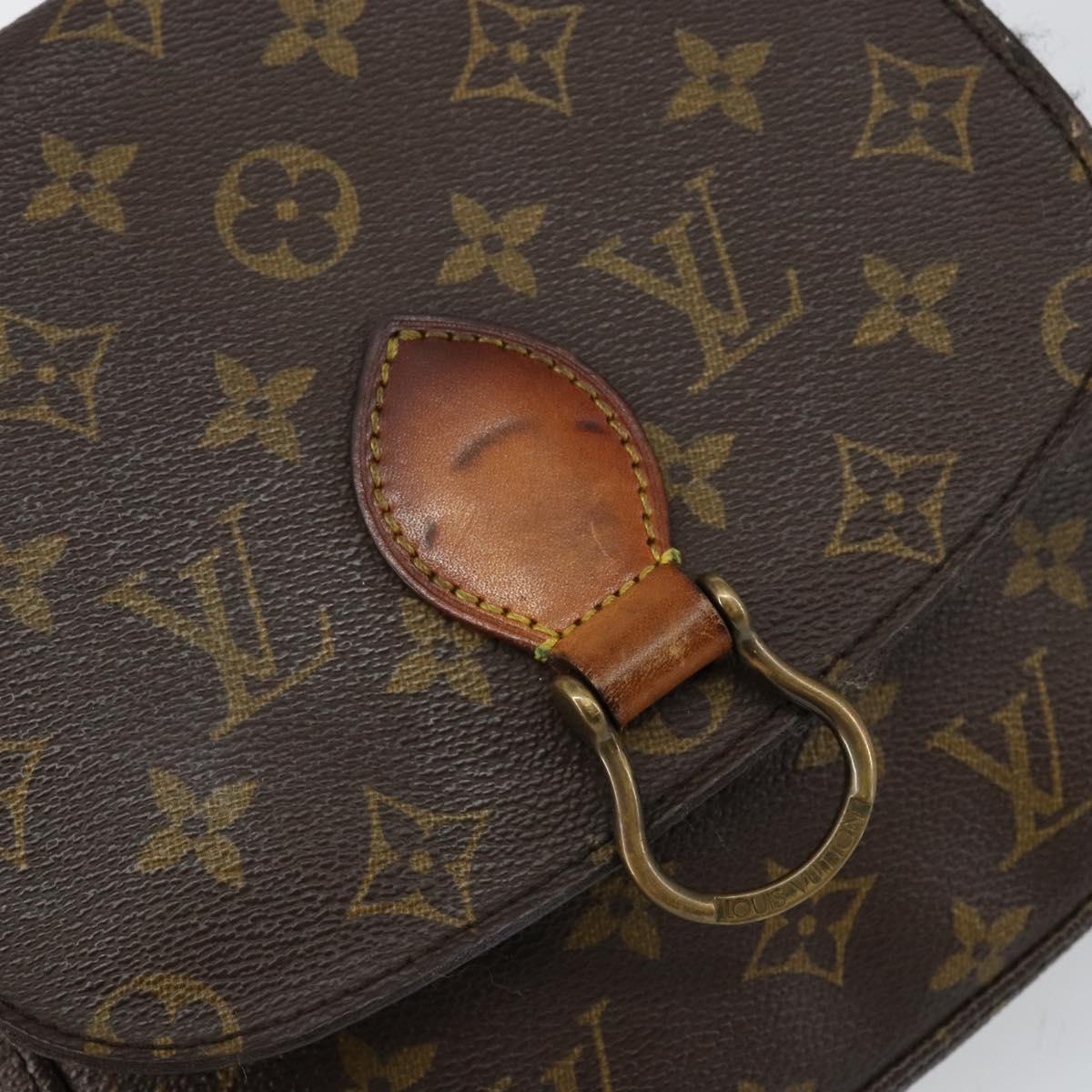 LOUIS VUITTON Monogram Saint Cloud MM Shoulder Bag M51243 LV Auth 145228