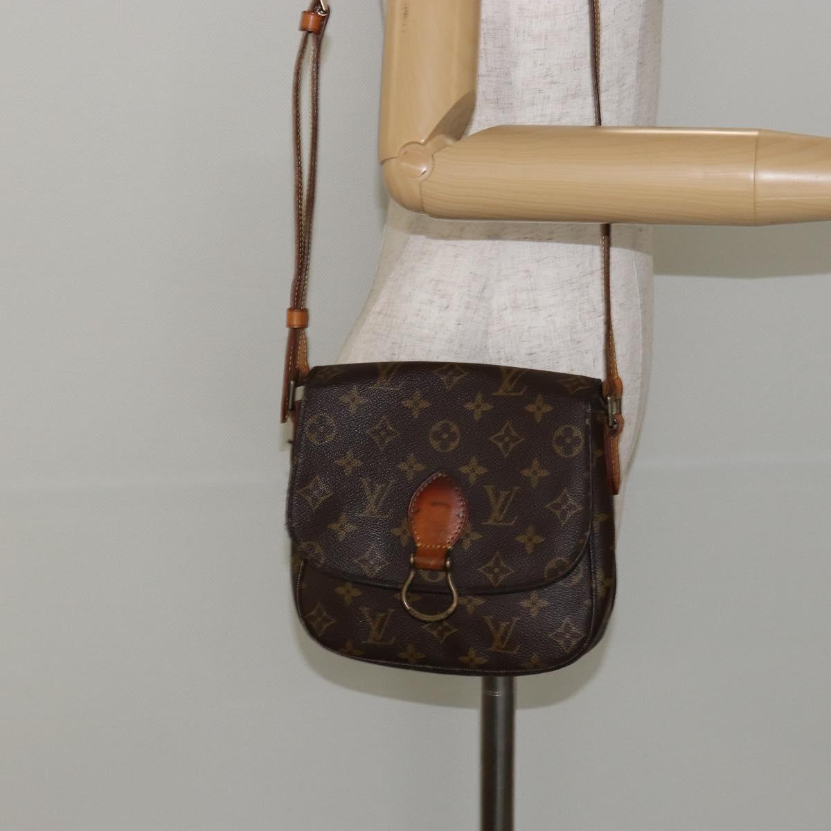 LOUIS VUITTON Monogram Saint Cloud MM Shoulder Bag M51243 LV Auth 145228