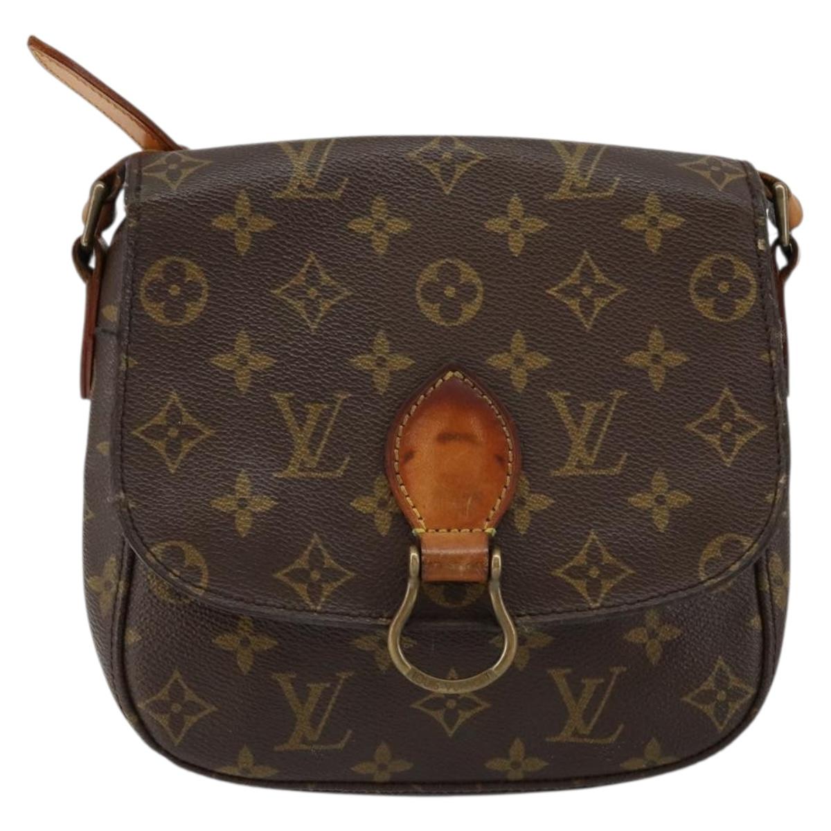LOUIS VUITTON Monogram Saint Cloud MM Shoulder Bag M51243 LV Auth 145228