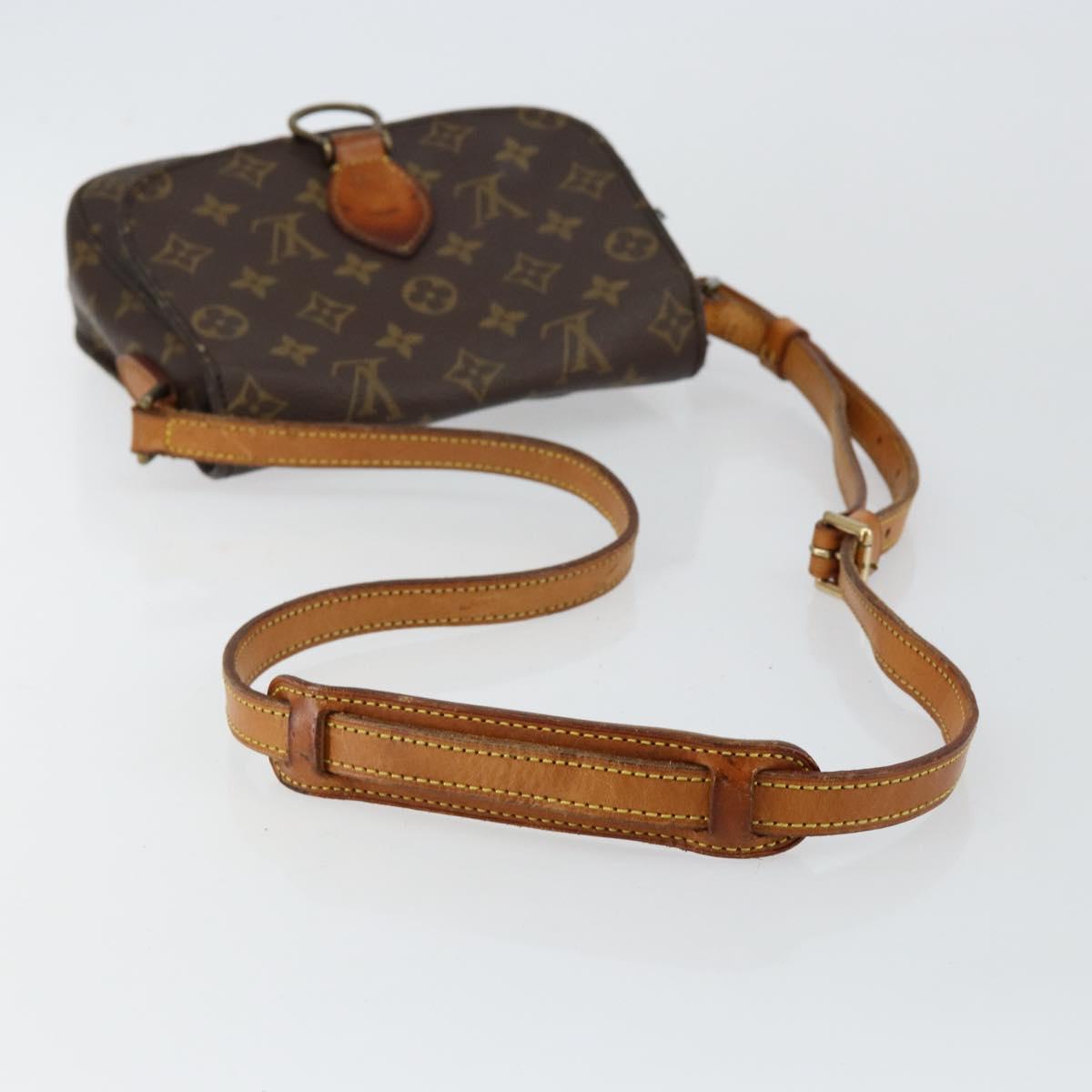 LOUIS VUITTON Monogram Saint Cloud MM Shoulder Bag M51243 LV Auth 145228