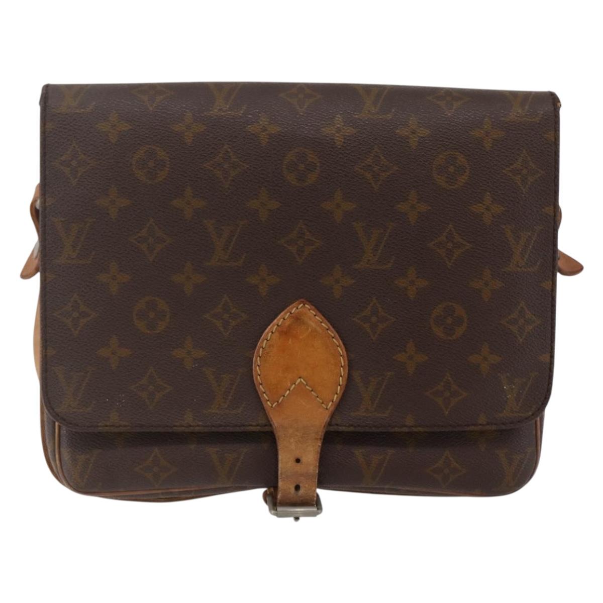 LOUIS VUITTON Monogram Cartouchiere GM Shoulder Bag Vintage M51252 Auth 145229