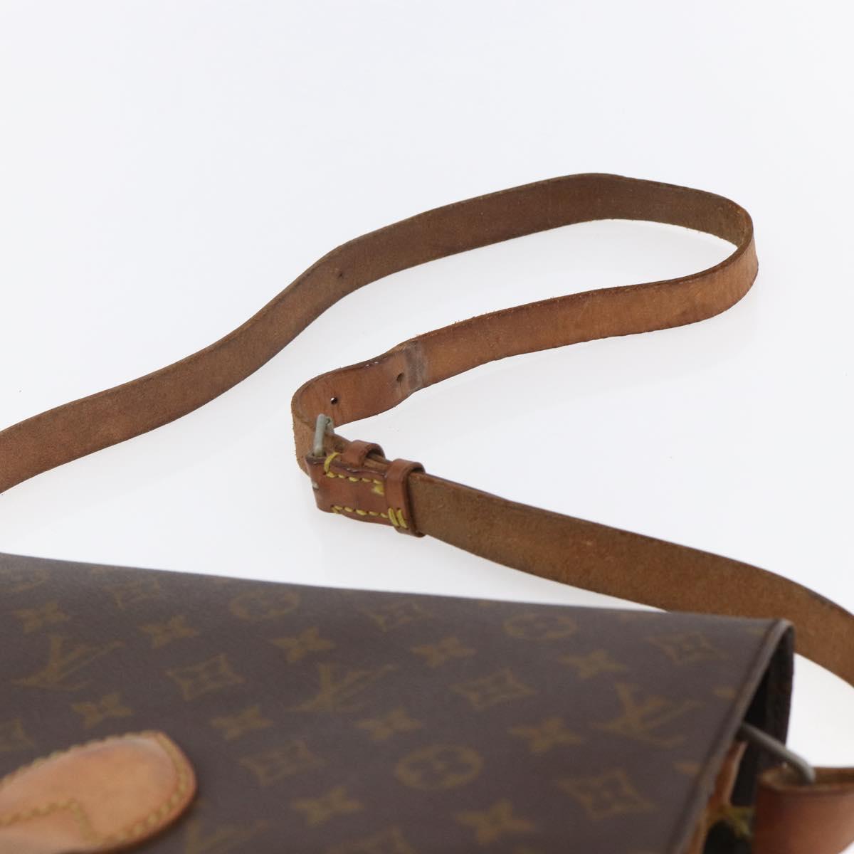LOUIS VUITTON Monogram Cartouchiere GM Shoulder Bag Vintage M51252 Auth 145229
