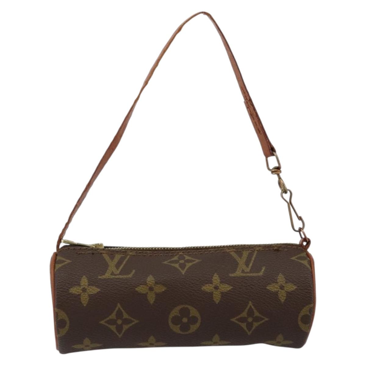 LOUIS VUITTON Monogram Papillon Pouch LV Auth 145233