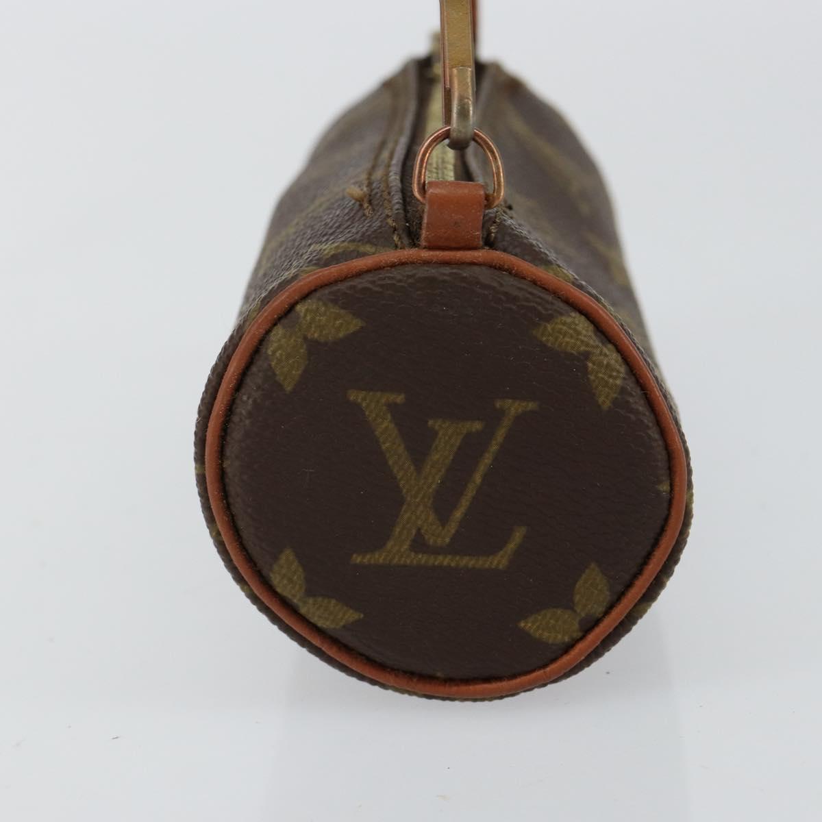 LOUIS VUITTON Monogram Papillon Pouch LV Auth 145233