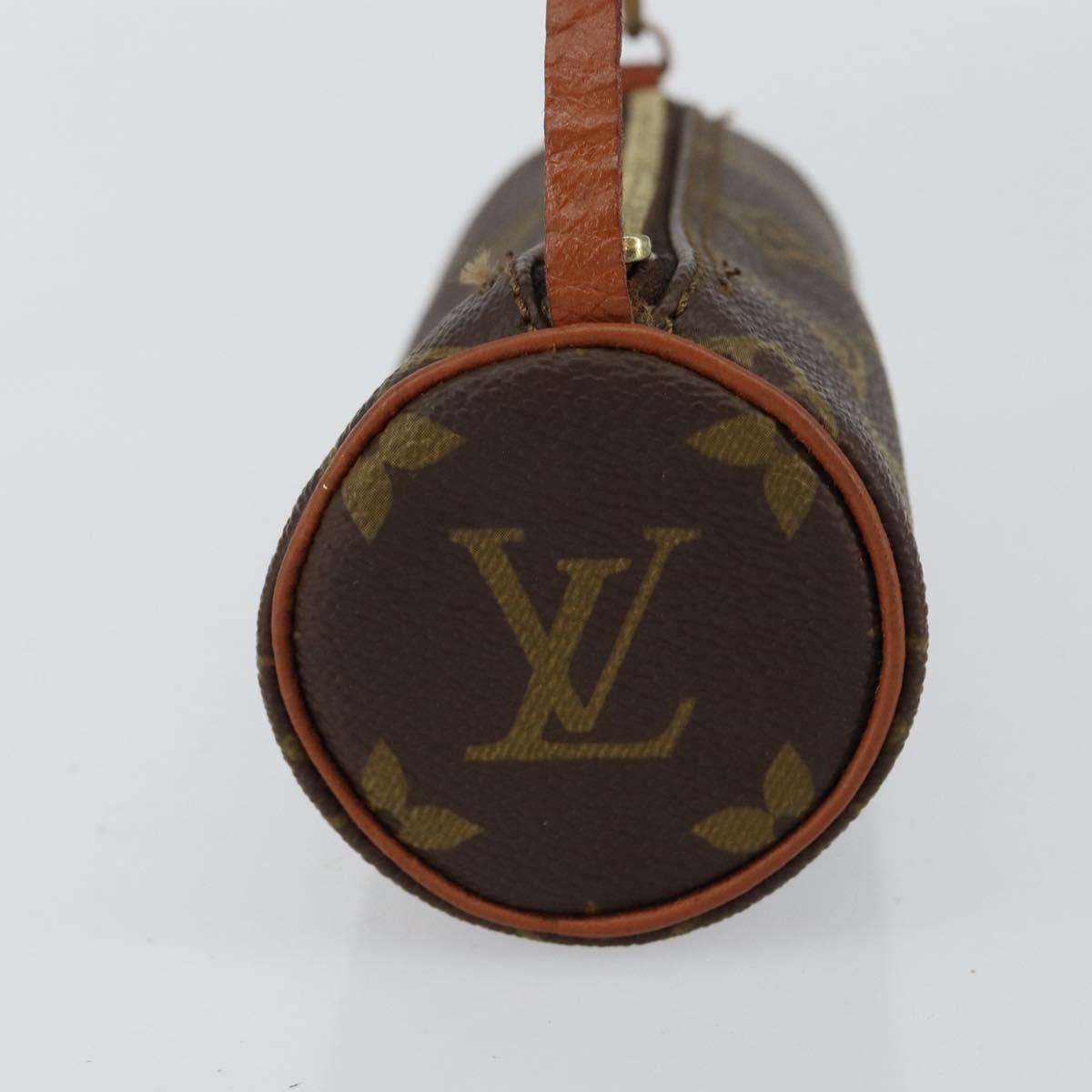LOUIS VUITTON Monogram Papillon Pouch LV Auth 145233