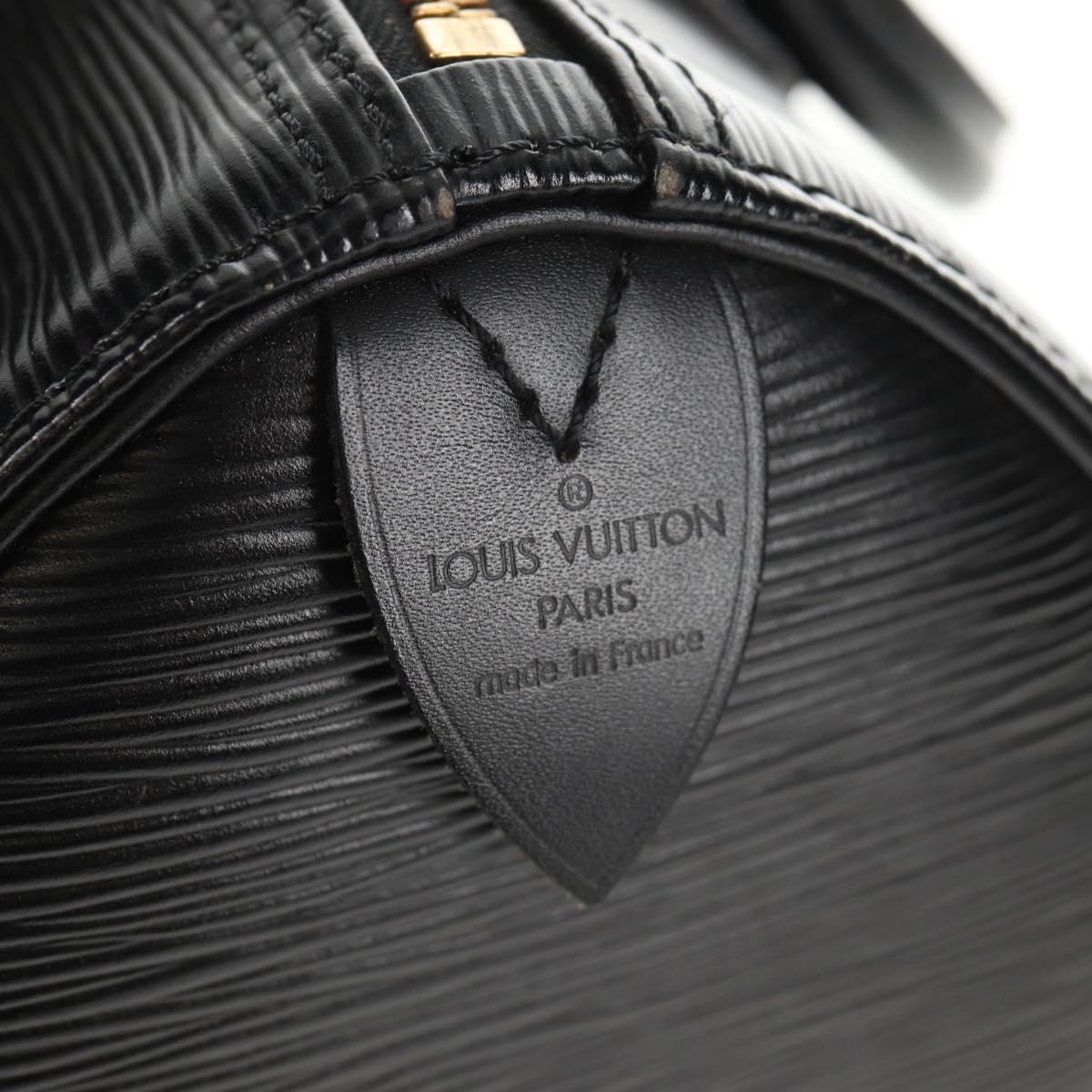 LOUIS VUITTON Epi Speedy 25 Hand Bag Black M43012 LV Auth 145234V