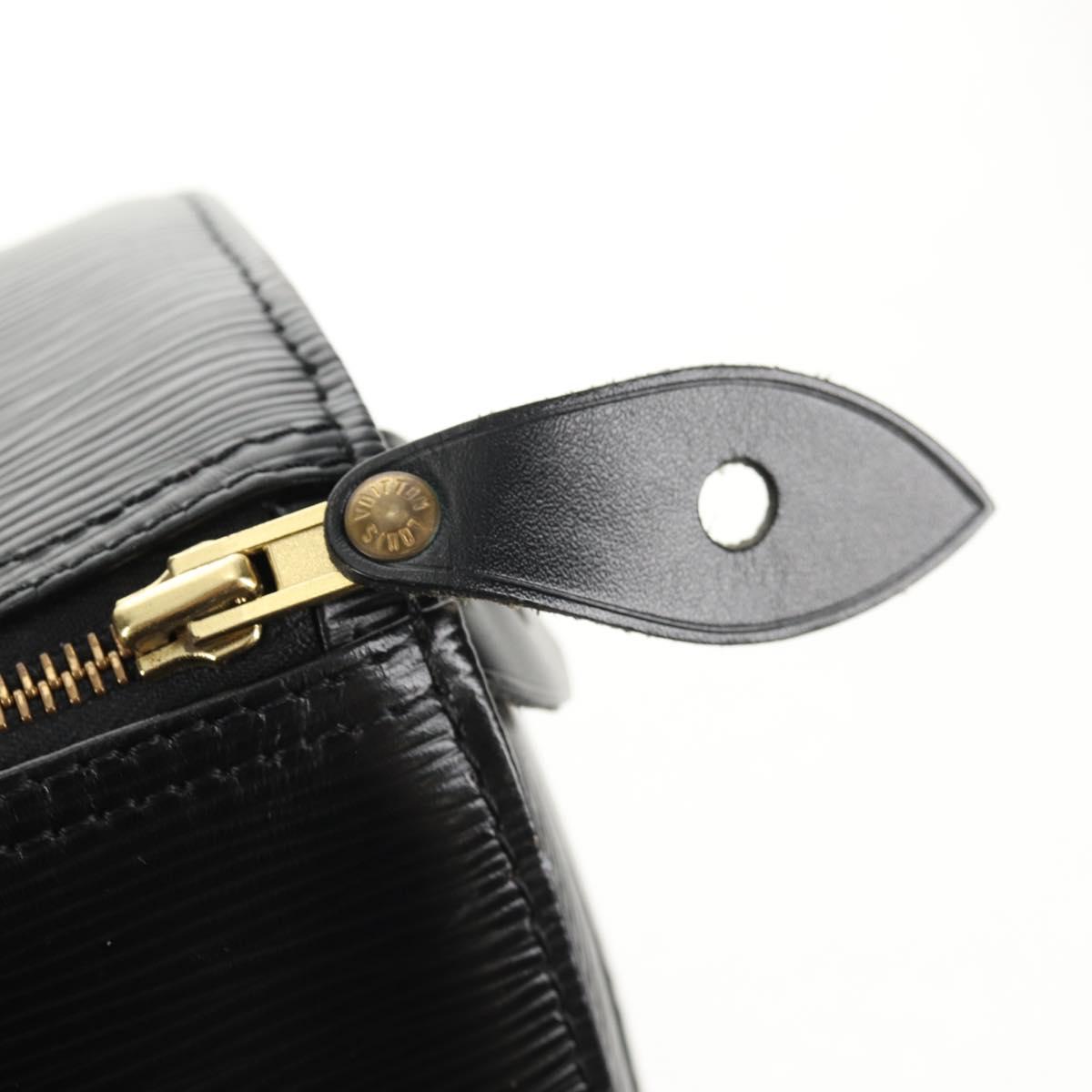 LOUIS VUITTON Epi Speedy 25 Hand Bag Black M43012 LV Auth 145234V