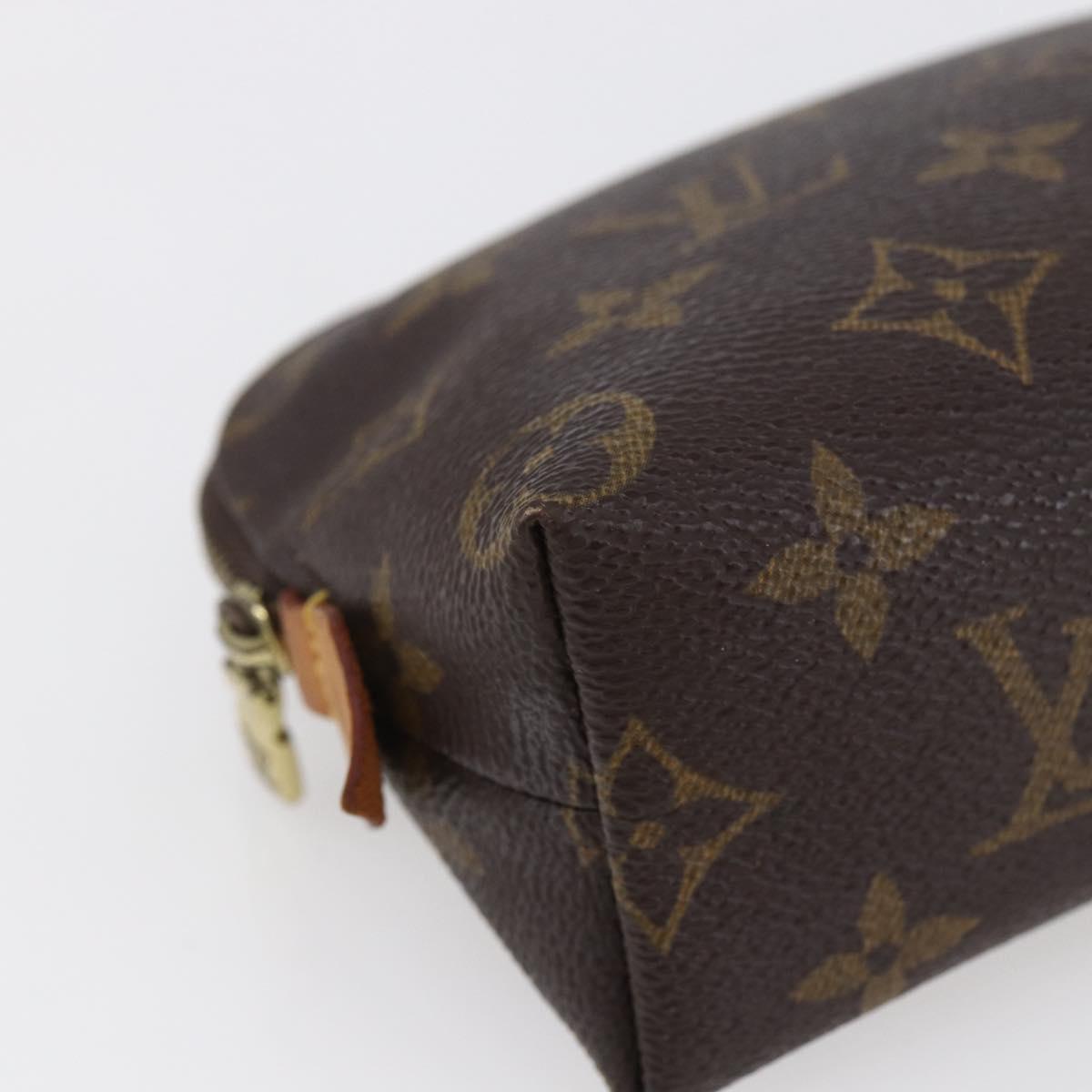 LOUIS VUITTON Monogram Pochette Cosmetic PM Pouch M43998 LV Auth 145239