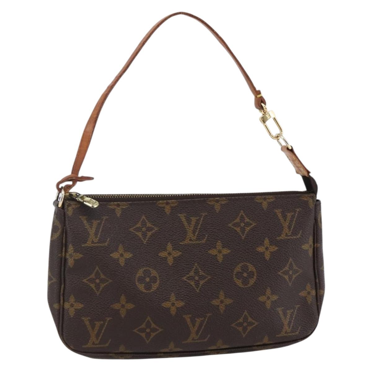 LOUIS VUITTON Monogram Pochette Accessoires Pouch M51980 LV Auth 145240