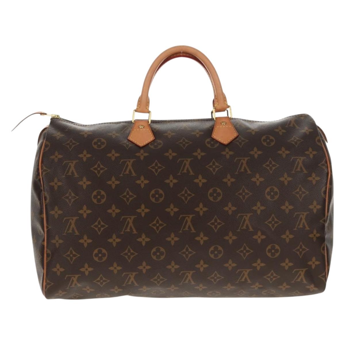 LOUIS VUITTON Monogram Speedy 40 Hand Bag M41522 LV Auth 145263V
