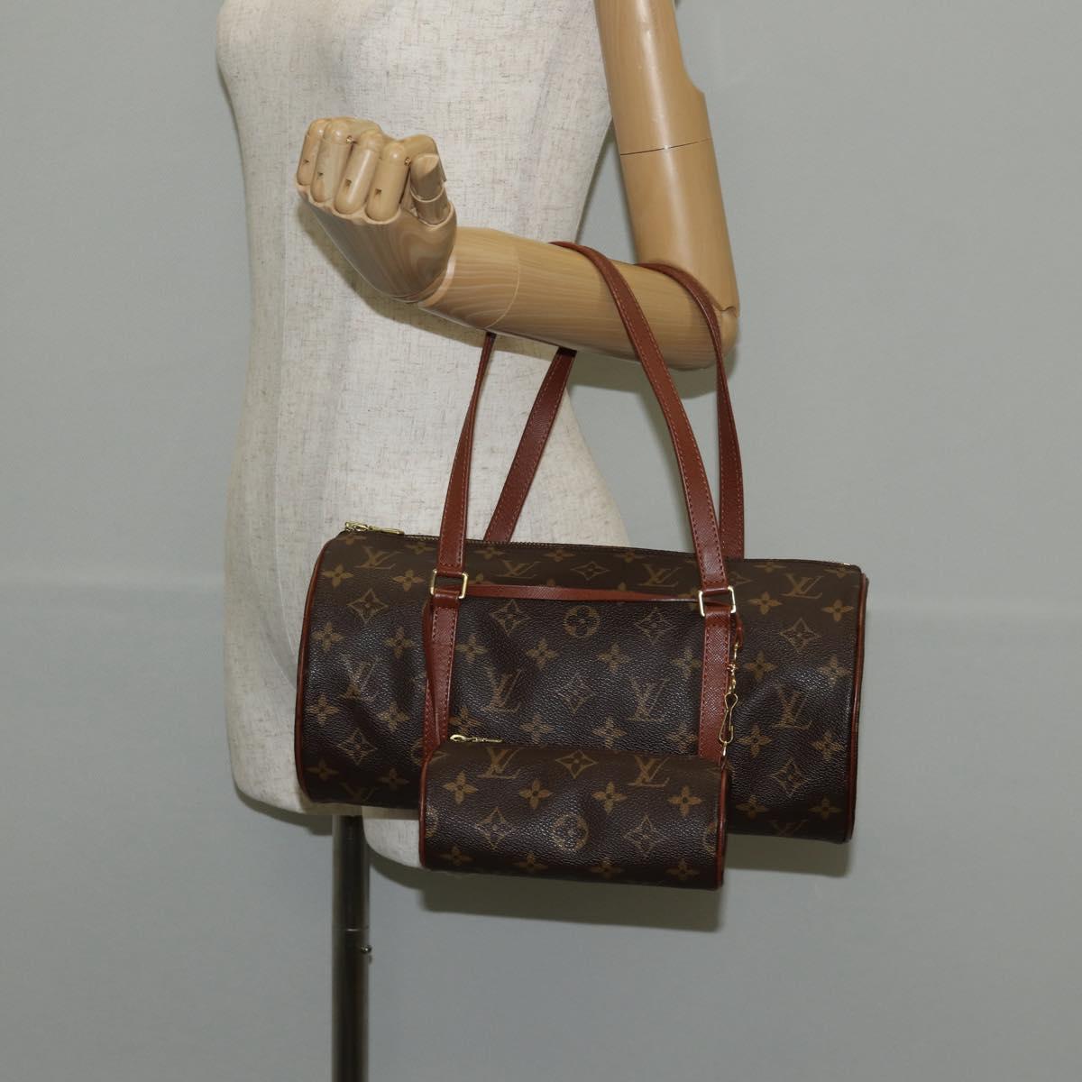 LOUIS VUITTON Monogram Papillon 30 Hand Bag M51385 LV Auth 145264V