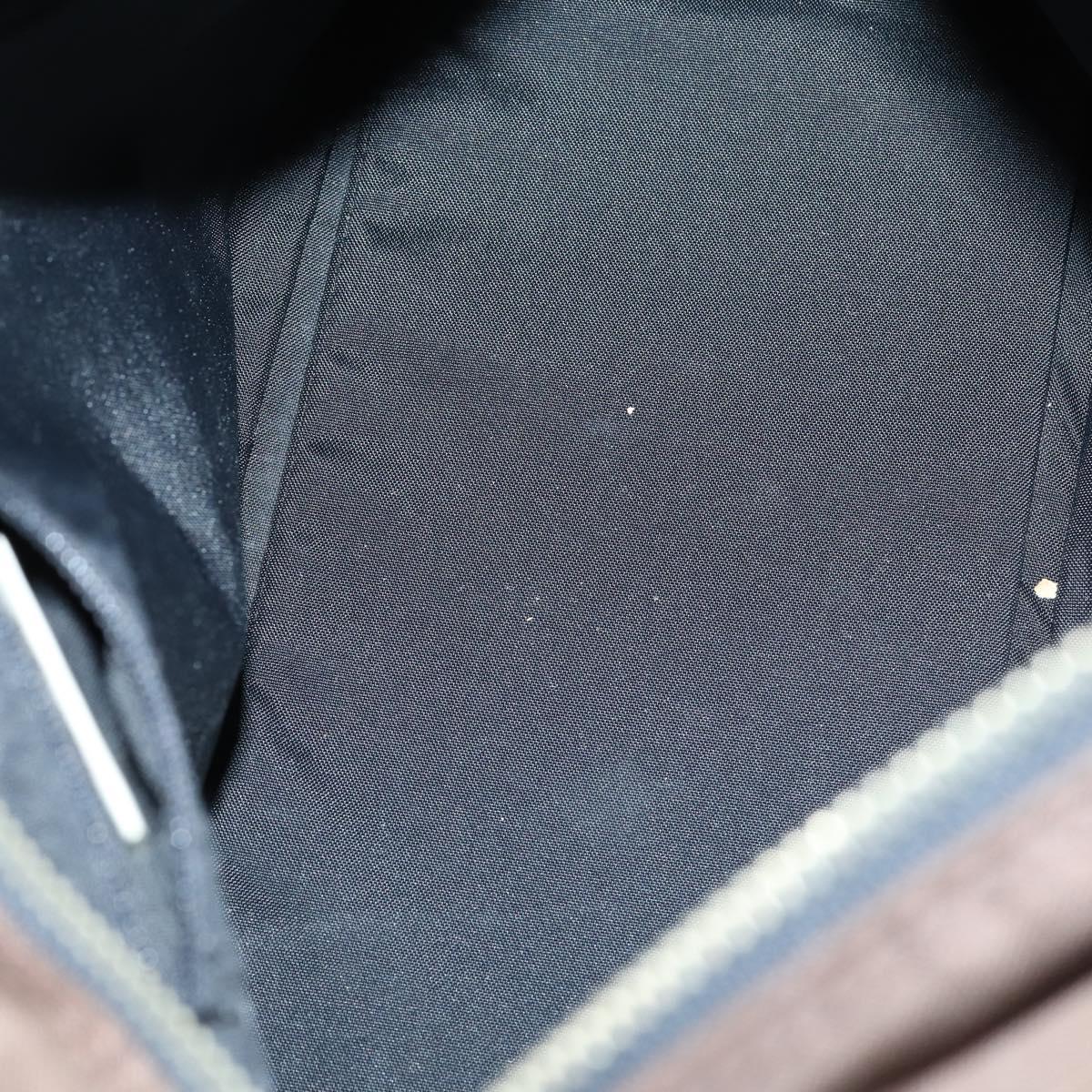 BURBERRY Nova Check Hand Bag Nylon 2Set Khaki Navy Auth 145273