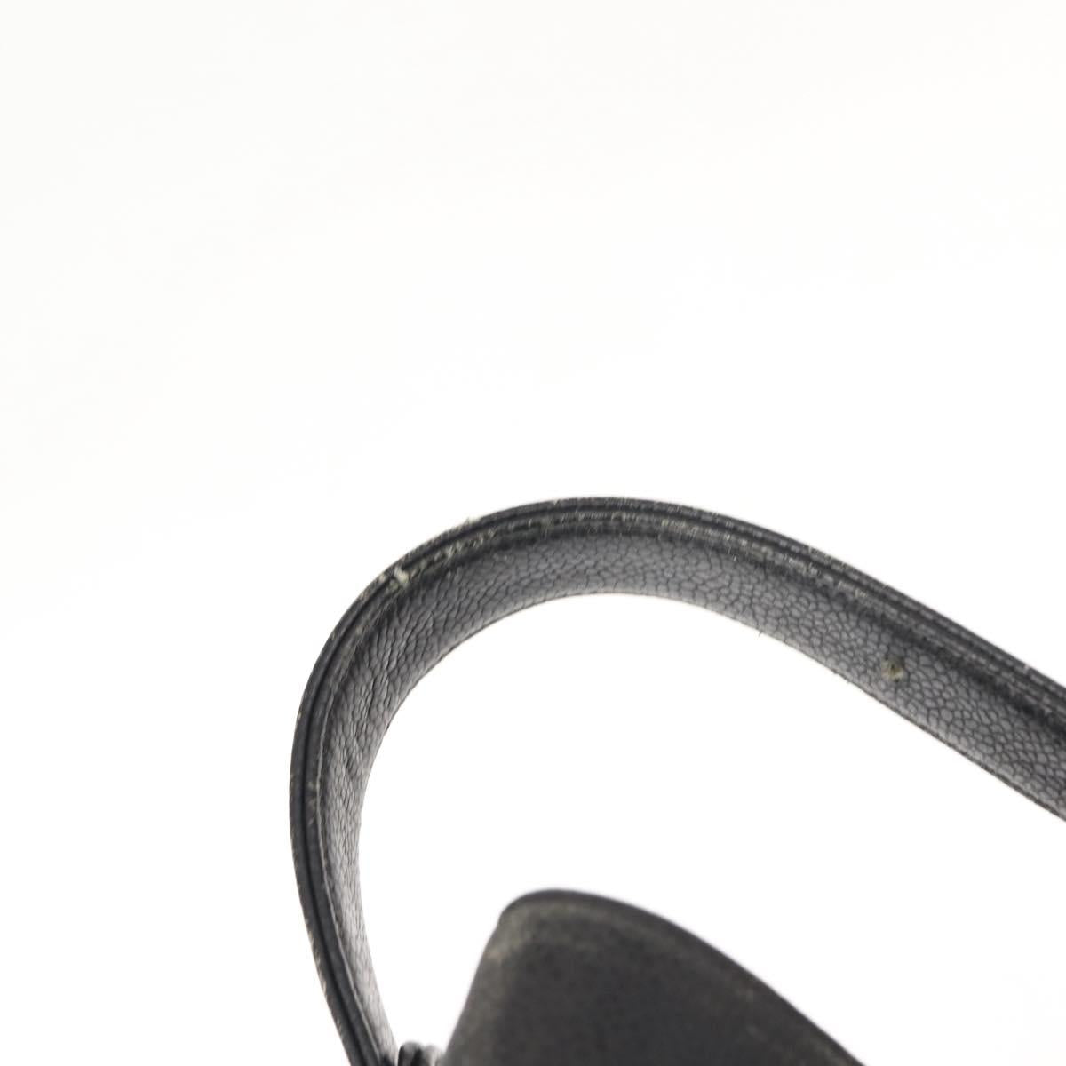 CHANEL Matelasse Backpack Caviar Skin Black Gold CC Auth 145289