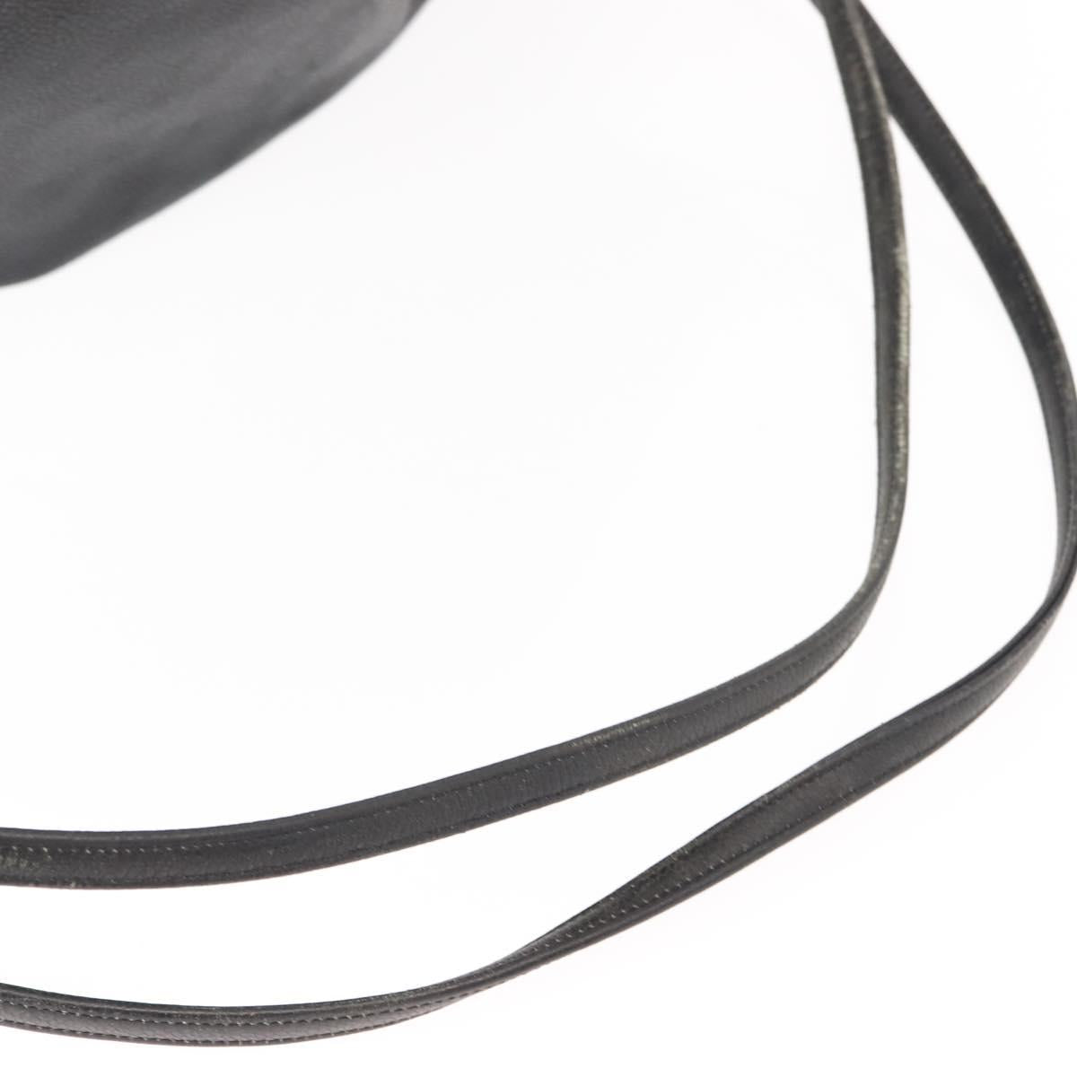 CHANEL Matelasse Backpack Caviar Skin Black Gold CC Auth 145289