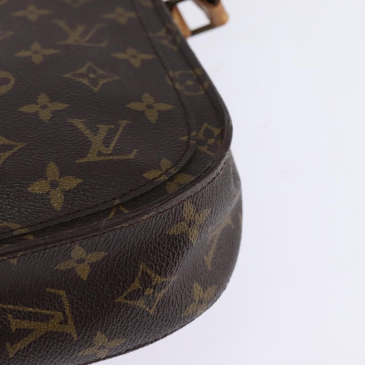 LOUIS VUITTON Monogram Saint Cloud GM Shoulder Bag M51242 LV Auth 145302