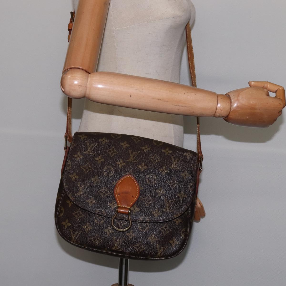 LOUIS VUITTON Monogram Saint Cloud GM Shoulder Bag M51242 LV Auth 145302